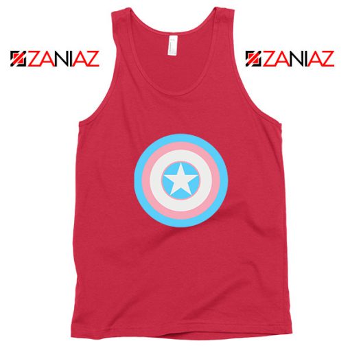 Trans Shield Pride Red Tank Top