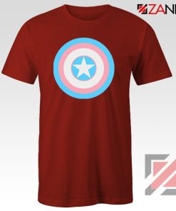 Trans Shield Pride Red Tshirt