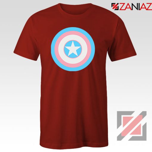 Trans Shield Pride Red Tshirt