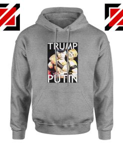 Trump and Putin Sport Grey Hoodie