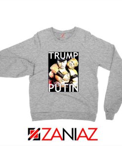 Trump and Putin Sport Grey Sweatshirt