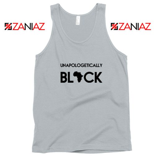 Unapologetically Black Sport Grey Tank Top