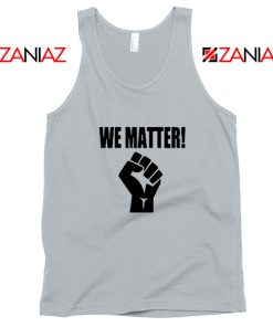 We Matter African American Sport Grey Tank Top