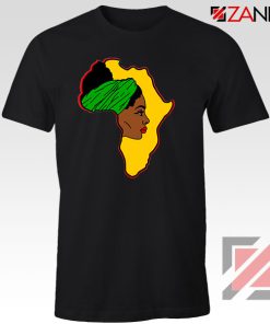 African American Women Black Tshirt