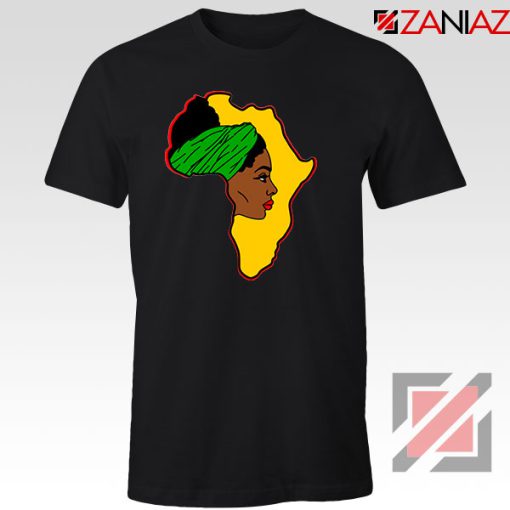 African American Women Black Tshirt