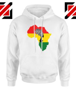 African Black Women White Hoodie