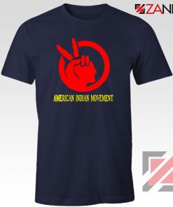 American Indian Movement Best Navy Blue Tshirt