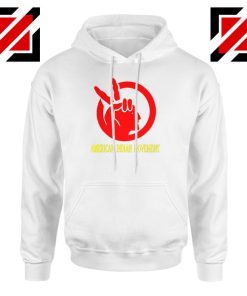 American Indian Movement Best White Hoodie