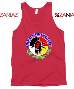 American Indian Movement Red Tank Top