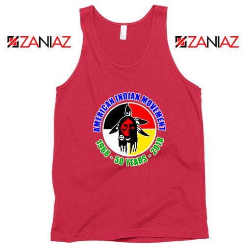 American Indian Movement Red Tank Top