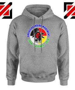 American Indian Movement Sport Grey Hoodie