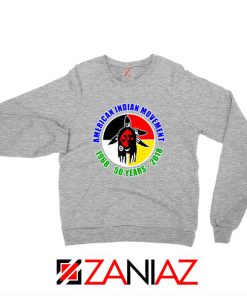 American Indian Movement Sport Grey Sweatshirt