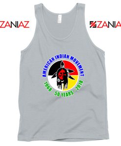 American Indian Movement Sport Grey Tank Top