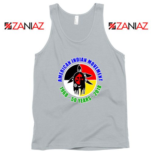 American Indian Movement Sport Grey Tank Top