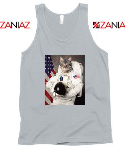 Astronaut Cat Sport Grey Tank Top