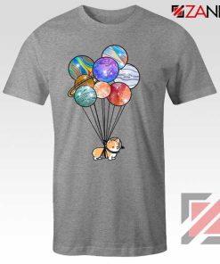 Astronaut Corgi Sport grey Tshirt