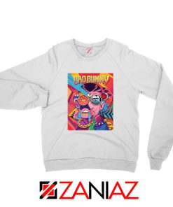 Bad Bunny Concert Poster White Sweatshirt