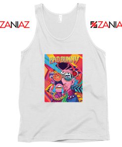 Bad Bunny Concert Poster White Tank Top