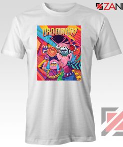 Bad Bunny Concert Poster White Tshirt