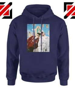 Bad Bunny J Balvin Navy Blue Hoodie