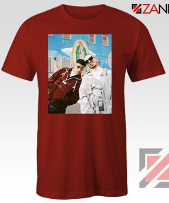 Bad Bunny J Balvin Red Tshirt