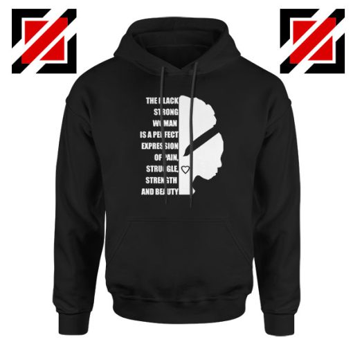 Black Strong Woman Hoodie