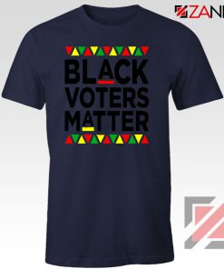 Black Voters Matter Navy Blue Tshirt