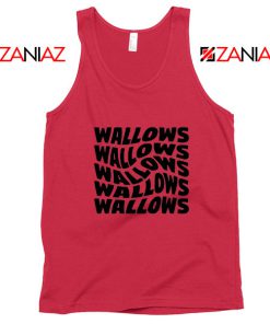 Black Wallows Red Tank Top