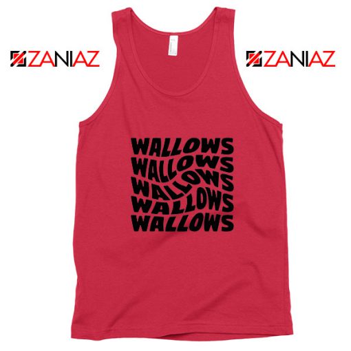 Black Wallows Red Tank Top