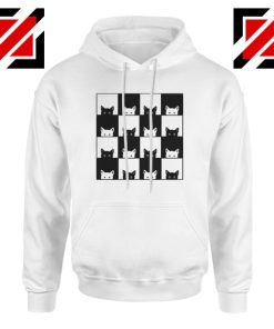 Black White Kittens Hoodie