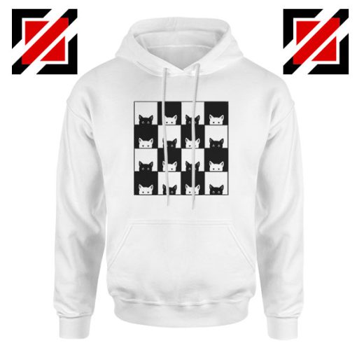 Black White Kittens Hoodie