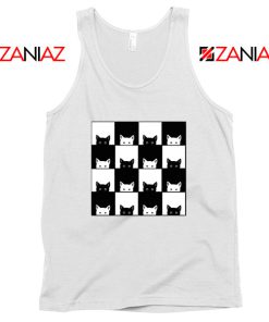 Black White Kittens Tank Top