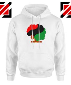 Black Woman Hair Hoodie