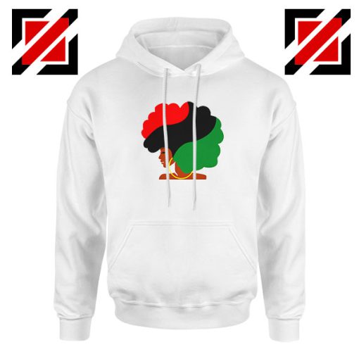 Black Woman Hair Hoodie