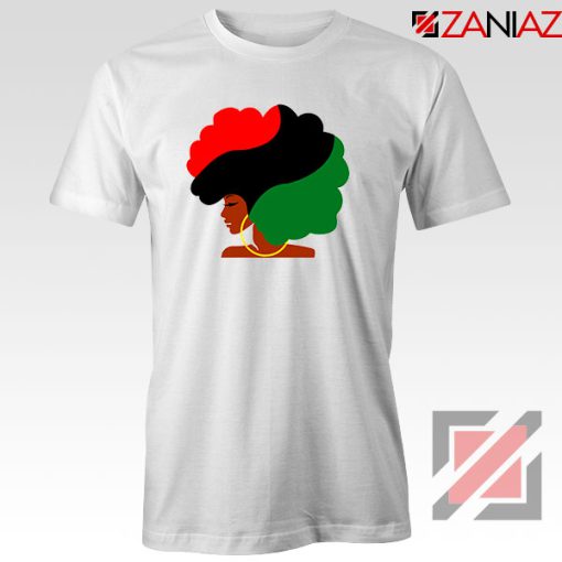 Black Woman Hair Tshirt