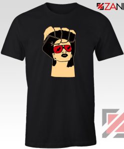 Black Woman Power Black Tshirt