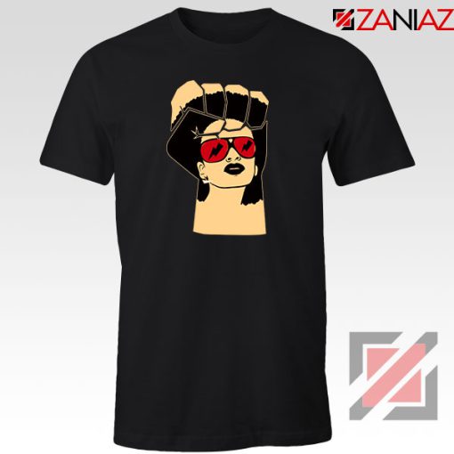 Black Woman Power Black Tshirt