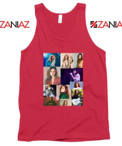 Buy Clairo Collage Red Tank Top