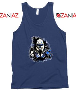 Captain Rex Star Wars Navy Blue Tank Top