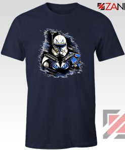 Captain Rex Star Wars Navy Blue Tshirt