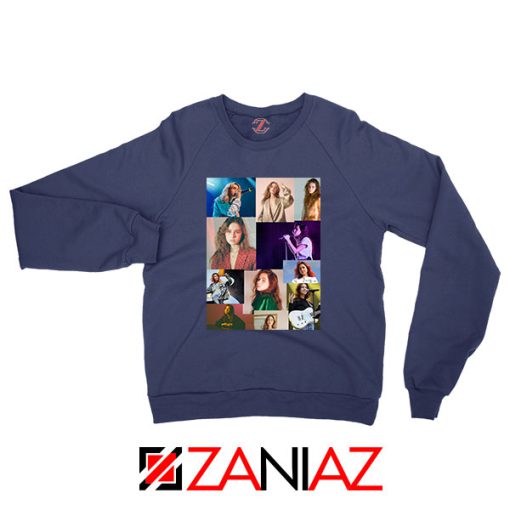 Clairo Collage Navy Blue Sweatshirt