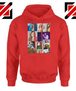 Clairo Collage Red Hoodie