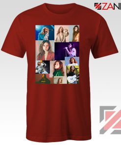 Clairo Collage Red Tshirt