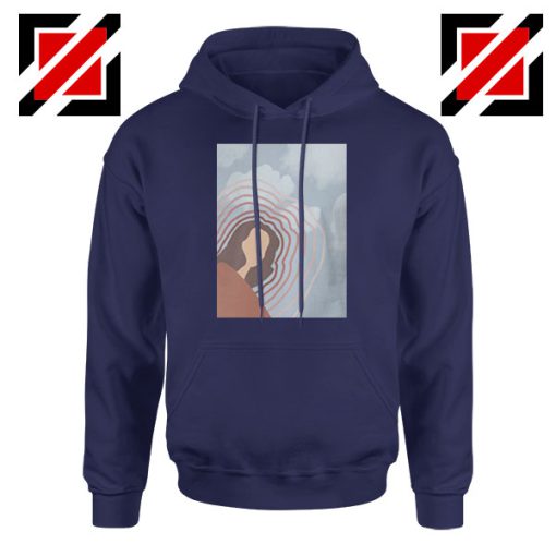 Clairo Singer Art Navy Blue Hoodie