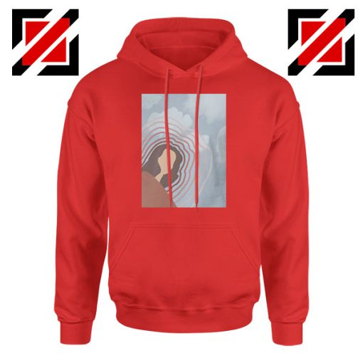 Clairo Singer Art Red Hoodie