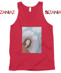 Clairo Singer Art Red Tank Top