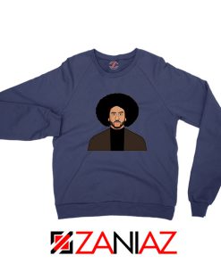 Colin Kaepernick Portrait Navy Blue Sweatshirt