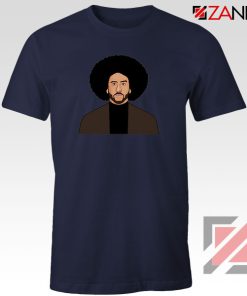 Colin Kaepernick Portrait Navy Blue Tshirt