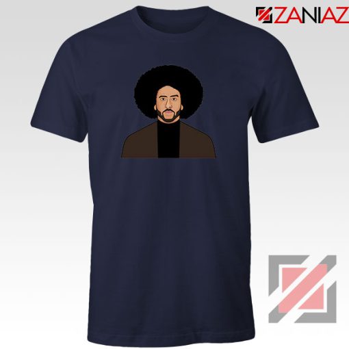 Colin Kaepernick Portrait Navy Blue Tshirt