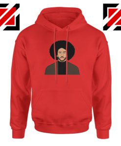 Colin Kaepernick Portrait Red Hoodie